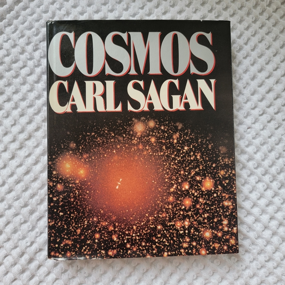 🎩Cosmos by Carl Sagan Hardcover Coffee Table Book (Vintage)